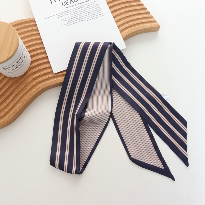 2025 ใหม่ลายผ้าพันคอผ้าไหมขนาด - Silk Tie Striped บทวิจารณ์และราคา