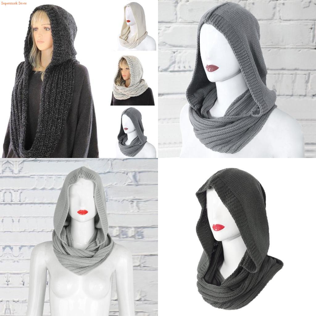 Q5WE ผู้หญิงฤดูหนาวหนาสายถัก R - Infinity Scarf Knit บทวิจารณ์และราคา