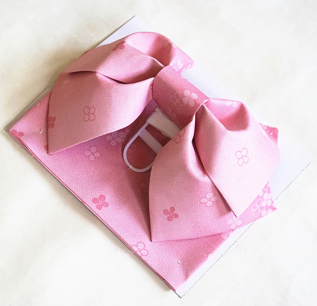 เข็มขัดโอบิลายดอกไม้หลากสีสำหร - Bow Tie Pre Tied บทวิจารณ์และราคา