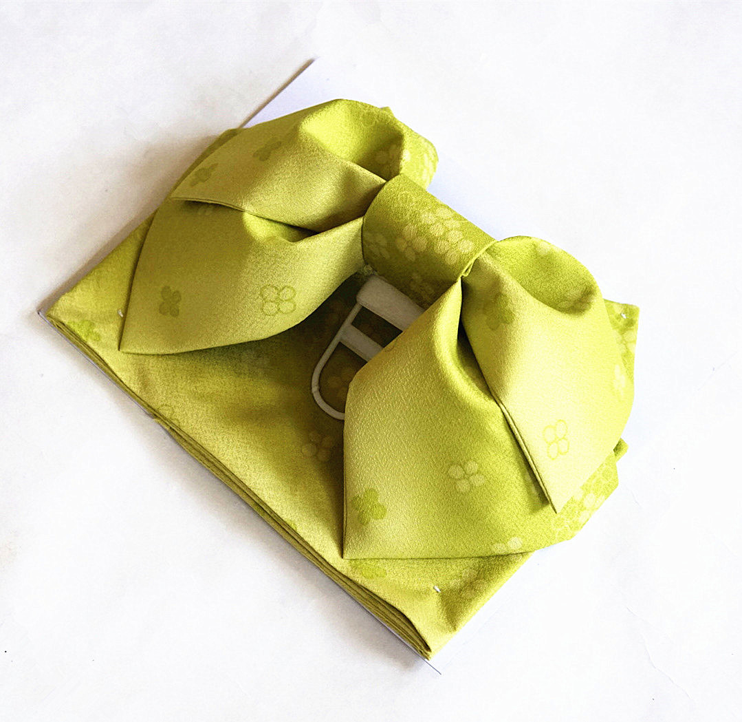 เข็มขัดโอบิลายดอกไม้หลากสีสำหร - Bow Tie Pre Tied บทวิจารณ์และราคา