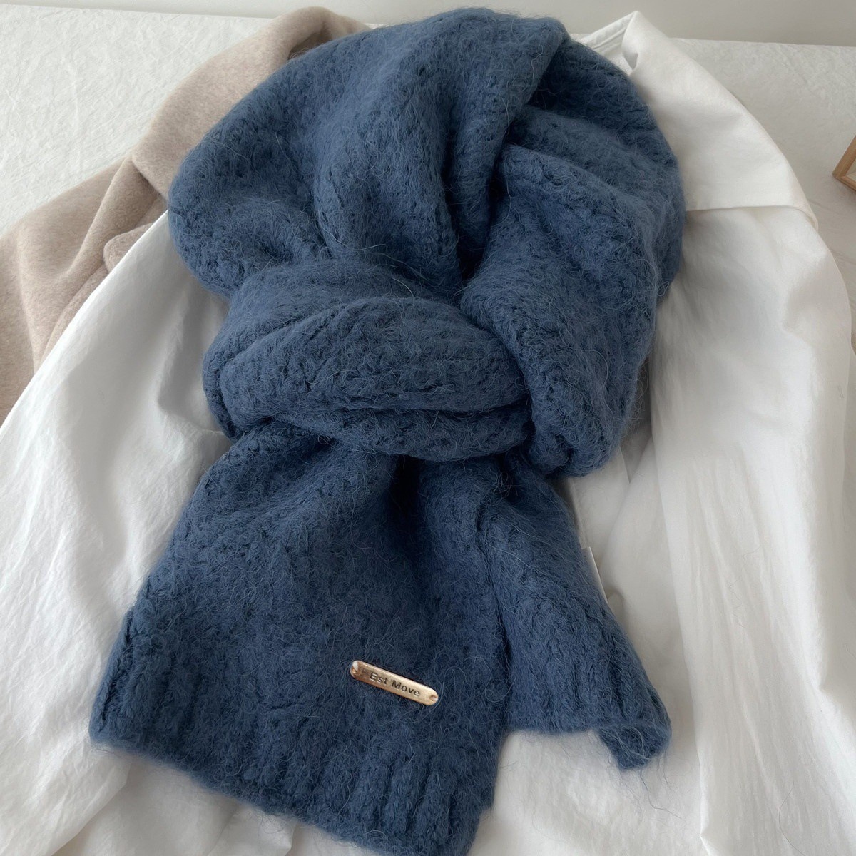 ผ้าพันคอขนสัตว์คุณภาพสูง สำหรั - Muffler Men Wool บทวิจารณ์และราคา