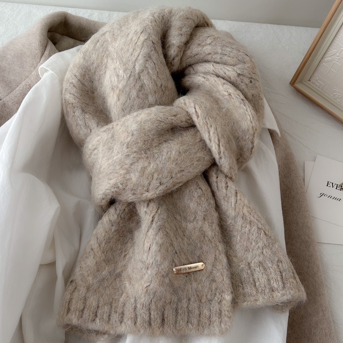 ผ้าพันคอขนสัตว์คุณภาพสูง สำหรั - Muffler Men Wool บทวิจารณ์และราคา