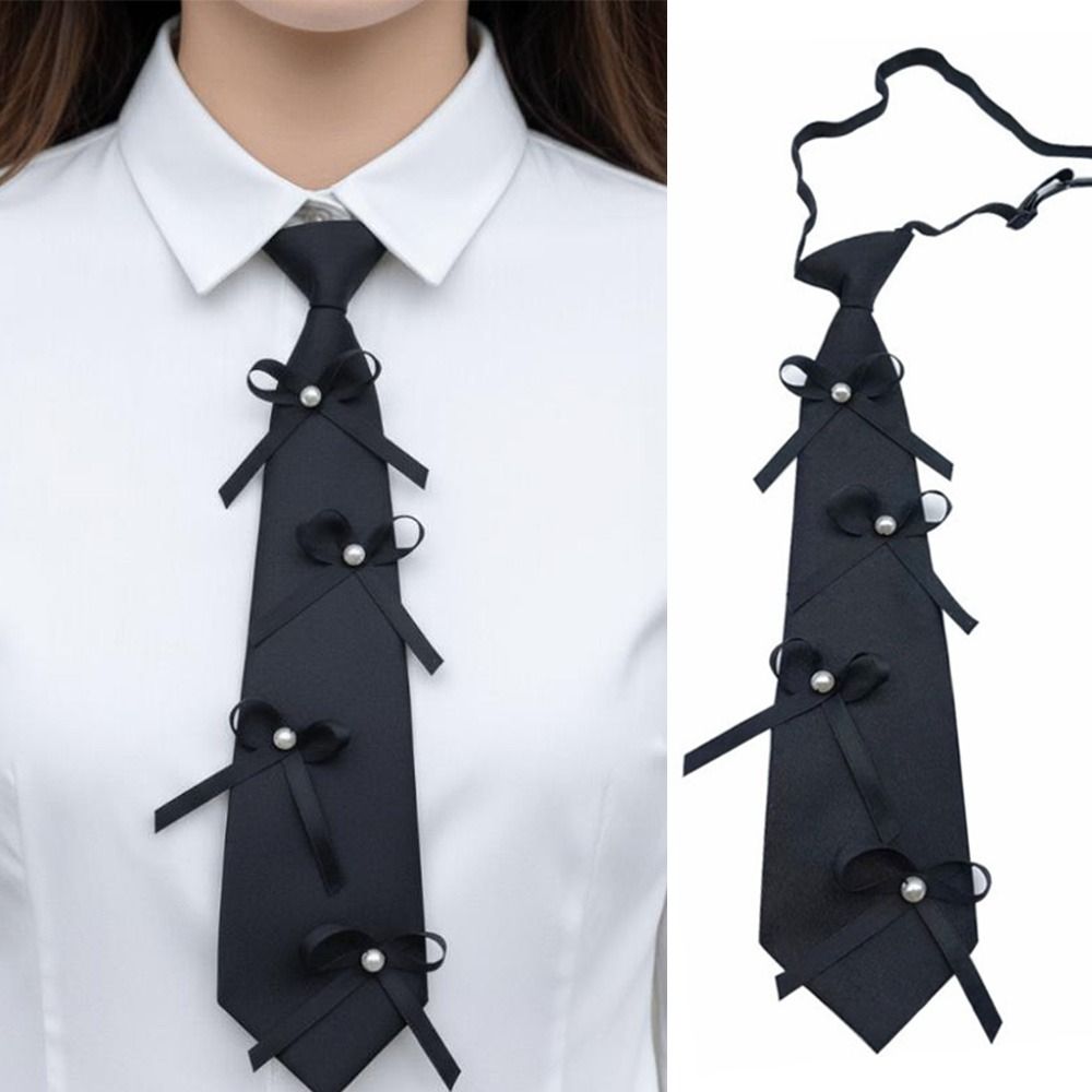 โบว์ผูกคอแบบปรับได้สไตล์วิทยาล - Bow Tie Pre Tied บทวิจารณ์และราคา