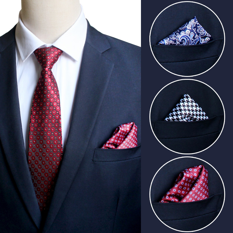 ผ้าเช็ดหน้าสำหรับผู้ชาย syal S - Pocket Square Set บทวิจารณ์และราคา