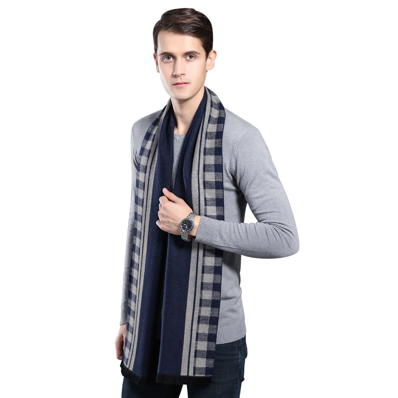 ผ้าพันคอแบรนด์ดีไซเนอร์ลายสก็อ - Muffler Men Wool บทวิจารณ์และราคา