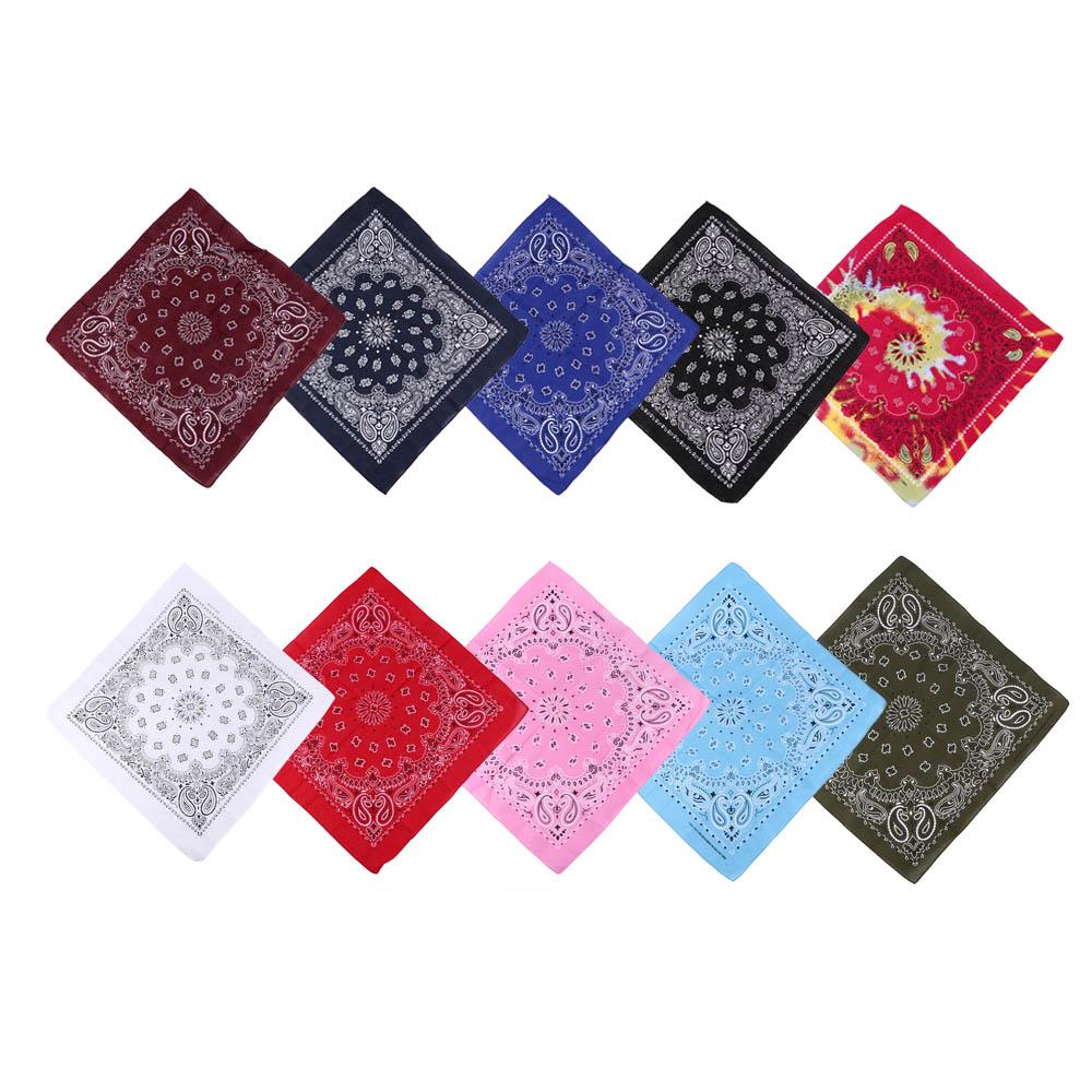 ผ้าพันคอผ้าฝ้ายลายเพสลีย์สำหรั - Handkerchief Cotton Men บทวิจารณ์และราคา